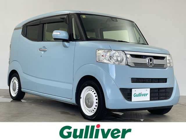 ホンダ Ｎ ＢＯＸ スラッシュ G Lインテリアカラーパッケージ 鹿児島県 2018(平30)年 6.4万km サーフブルー 純正ディスプレイオーディオ/（CD/BT/フルセグTV/HDMI）/バックカメラ/衝突被害軽減ブレーキ/シートヒーター/ステアリングリモコン/オートライト/電動格納ミラー/ウィンカーミラー/ドアバイザー
