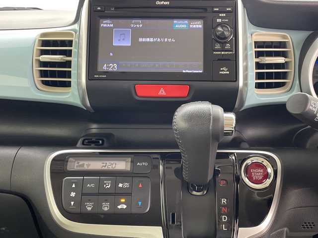 ホンダ Ｎ ＢＯＸ スラッシュ G Lインテリアカラーパッケージ 鹿児島県 2018(平30)年 6.4万km サーフブルー 純正ディスプレイオーディオ/（CD/BT/フルセグTV/HDMI）/バックカメラ/衝突被害軽減ブレーキ/シートヒーター/ステアリングリモコン/オートライト/電動格納ミラー/ウィンカーミラー/ドアバイザー