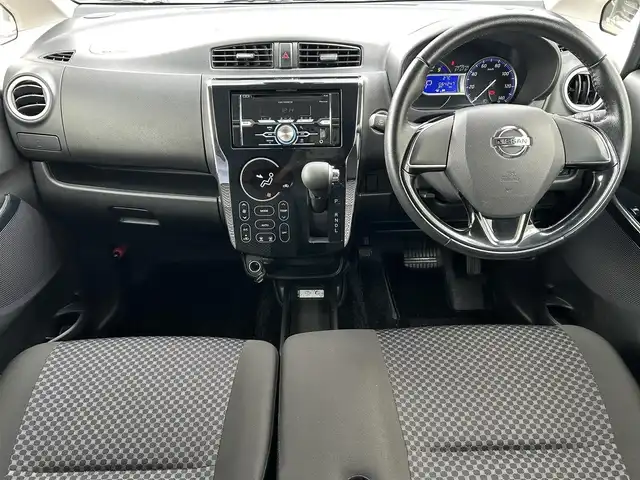 日産 デイズ ライダーHWS Gターボベース 島根県 2016(平28)年 6.5万km ホワイトパール カロッツェリア オーディオ/ＣＤ再生/ＡＵＸ/ＵＳＢ/全周囲／バックカメラ/前方ドライブレコーダー/衝突被害軽減ブレーキ/横滑り防止装置/オートライト/オートハイビーム/自動防眩ミラー/社外１６インチアルミホイール/純正フロアマット/純正キセノンヘッドライト/スペアキー1本