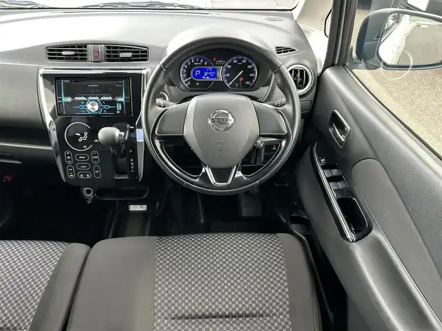 日産 デイズ ライダーHWS Gターボベース 島根県 2016(平28)年 6.5万km ホワイトパール カロッツェリア オーディオ/ＣＤ再生/ＡＵＸ/ＵＳＢ/全周囲／バックカメラ/前方ドライブレコーダー/衝突被害軽減ブレーキ/横滑り防止装置/オートライト/オートハイビーム/自動防眩ミラー/社外１６インチアルミホイール/純正フロアマット/純正キセノンヘッドライト/スペアキー1本