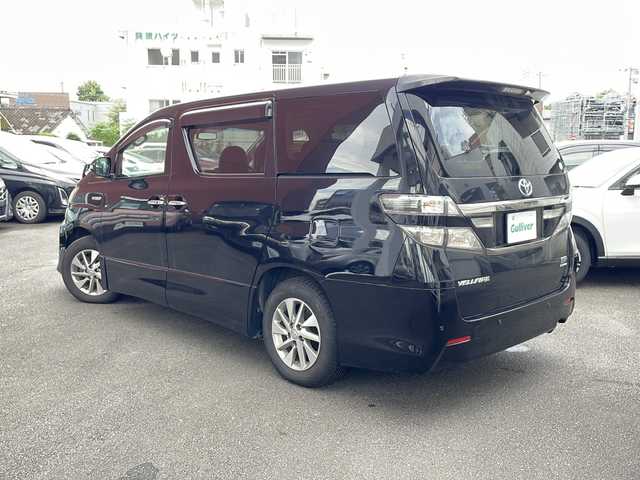 トヨタ ヴェルファイア ハイブリット ZR Gエディション 宮崎県 2012(平24)年 12.8万km ブラック 純正ナビ、Ｂｌｕｅｔｏｏｔｈ、ＣＤ・ＤＶＤ再生、ツインムーンルーフ、運転席助手席パワーシート、運転席助手席シートヒーター、運転席シートメモリー、２列目キャプテンシート、２列目オットマン、ＡＣ１００Ｖ、ETC、パワーバックドア、イージークローザー、両側パワースライドドア