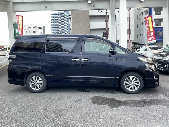 トヨタ ヴェルファイア ハイブリット ZR Gエディション 宮崎県 2012(平24)年 12.8万km ブラック 純正ナビ、Ｂｌｕｅｔｏｏｔｈ、ＣＤ・ＤＶＤ再生、ツインムーンルーフ、運転席助手席パワーシート、運転席助手席シートヒーター、運転席シートメモリー、２列目キャプテンシート、２列目オットマン、ＡＣ１００Ｖ、ETC、パワーバックドア、イージークローザー、両側パワースライドドア