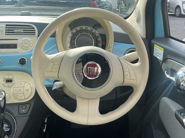 フィアット ５００ アッズーラ 愛知県 2010(平22)年 5万km ブルーヴォラーレ ワンオーナー/スカイルーフ/パーキングセンサー/ETC/CITYモードスイッチ/ステアリングスイッチ/フォグランプ/純正フロアマット/取扱説明書/ディーラー点検整備記録簿（H25/R5)