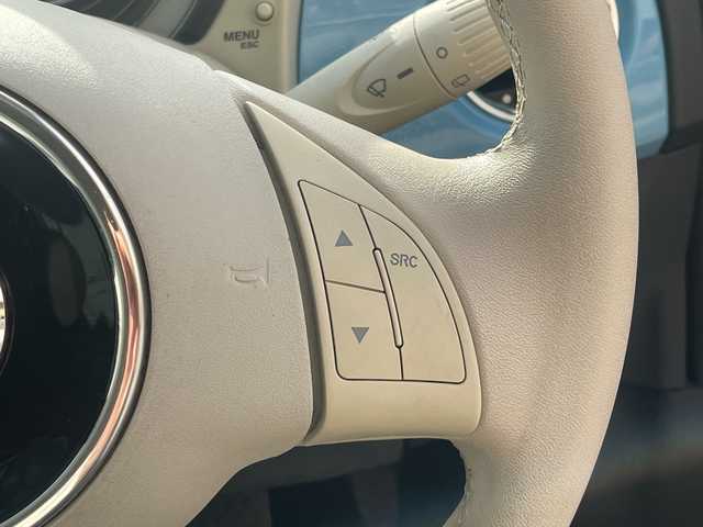 フィアット ５００ アッズーラ 愛知県 2010(平22)年 5万km ブルーヴォラーレ ワンオーナー/スカイルーフ/パーキングセンサー/ETC/CITYモードスイッチ/ステアリングスイッチ/フォグランプ/純正フロアマット/取扱説明書/ディーラー点検整備記録簿（H25/R5)