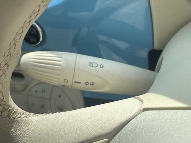 フィアット ５００ アッズーラ 愛知県 2010(平22)年 5万km ブルーヴォラーレ ワンオーナー/スカイルーフ/パーキングセンサー/ETC/CITYモードスイッチ/ステアリングスイッチ/フォグランプ/純正フロアマット/取扱説明書/ディーラー点検整備記録簿（H25/R5)