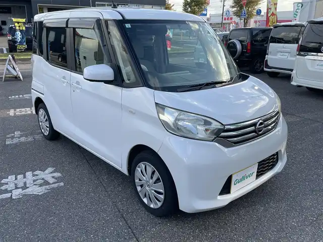 日産 デイズ ルークス X 新潟県 2014(平26)年 9.9万km ホワイトパール メモリナビ/ワンセグテレビ/バックカメラ/アラウンドビューモニター/アイドリングストップ/ドアバイザー/プッシュスタート/両側パワースライドドア/ETC/スペアキー1個