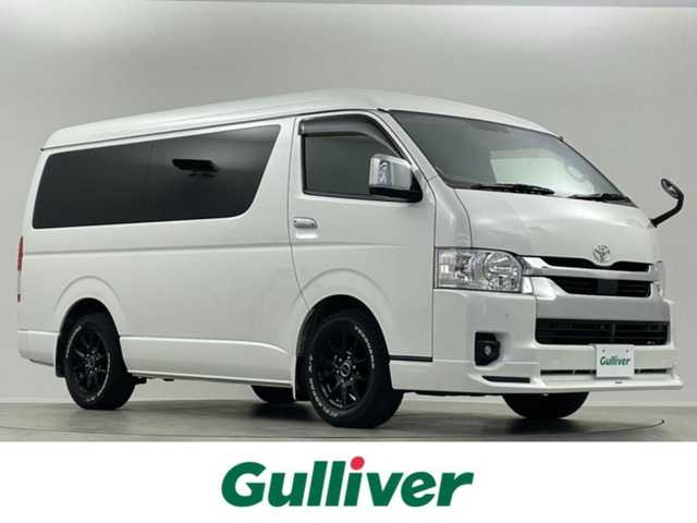 トヨタ ハイエース GL 埼玉県 2023(令5)年 2.6万km ホワイトパールクリスタルシャイン モデリスタエアロ　後席　全方位　ＬＥＤ　純正ナビ　ビルトインＥＴＣ　ドライブレコーダー　フルセグＴＶ　パワースライドドア　スマートキー　ＭＴモード付ＡＴ　衝突被害軽減