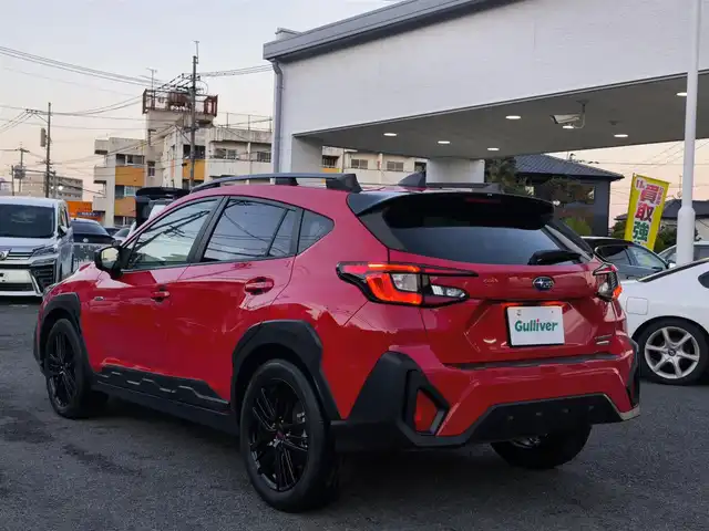スバル クロストレック リミテッド 熊本県 2023(令5)年 2万km ピュアレッド ワンオーナー/サンルーフ/純正大型ナビ付ディスプレイオーディオ/【フルセグTV/Bluetooth】/【Apple car play/Andoroid Auto】/全周囲カメラ/バックカメラ/アイサイト/・レーダークルーズコントロール/・プリクラッシュブレーキ/・車間距離警報/・エマージェンシーレーンキープアシスト/・車線逸脱防止機能/・後側方警戒支援システム/・ドライバーモニタリングシステム/ステアリング連動ヘッドランプ/パドルシフト/前席パワーシート/前席シートヒーター/オートLEDライト/ビルトインETC/ドライブレコーダー前後/革巻きステアリング/ステアリングスイッチ/ステアリングヒーター/純正18インチAW/純正フロアマット/横滑り防止装置/保証書/取扱説明書/スペアキー