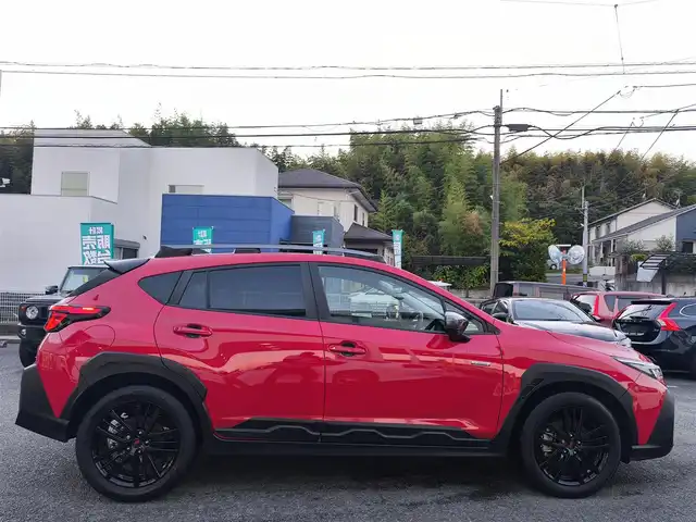 スバル クロストレック リミテッド 熊本県 2023(令5)年 2万km ピュアレッド ワンオーナー/サンルーフ/純正大型ナビ付ディスプレイオーディオ/【フルセグTV/Bluetooth】/【Apple car play/Andoroid Auto】/全周囲カメラ/バックカメラ/アイサイト/・レーダークルーズコントロール/・プリクラッシュブレーキ/・車間距離警報/・エマージェンシーレーンキープアシスト/・車線逸脱防止機能/・後側方警戒支援システム/・ドライバーモニタリングシステム/ステアリング連動ヘッドランプ/パドルシフト/前席パワーシート/前席シートヒーター/オートLEDライト/ビルトインETC/ドライブレコーダー前後/革巻きステアリング/ステアリングスイッチ/ステアリングヒーター/純正18インチAW/純正フロアマット/横滑り防止装置/保証書/取扱説明書/スペアキー