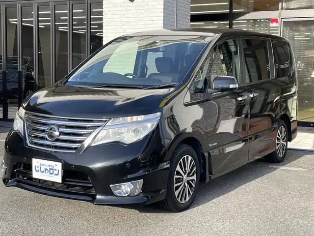 日産 セレナ ハイウェイS S HV Aセーフ 高知県 2014(平26)年 7万km ダイヤモンドブラック (株)IDOMが運営する【じしゃロン高知店】の自社ローン専用車両になります。こちらは現金またはオートローンご利用時の価格です。自社ローンご希望の方は別途その旨お申付け下さい