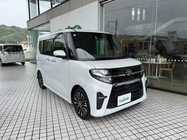 ダイハツ タント カスタム RS 京都府 2019(令1)年 7.5万km シャイニングホワイトパール スマートアシスト/・衝突回避支援ブレーキ機能/・衝突警報機能/・車線逸脱警報機能/・ブレーキ制御付誤発進抑制機能/・アダブティブドライビングビーム/純正9インチメモリーナビ、地デジ、Bluetooth/パノラマモニター/ビルトインETC/USB端子/純正ドライブレコーダー（ナビ連動）/ステアリングスイッチ/両側パワースライドドア /LEDヘッドランプ/純正15インチアルミホイール/レーダークルーズコントロール