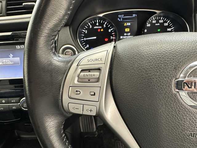 日産 エクストレイル ハイブリッド 20X エマージェンシーブレーキ 道央・札幌 2015(平27)年 11.1万km ダイヤモンドブラック 禁煙車/4WD/純正ナビ/CD.DVD.Bluetooth.ワンセグ/アラウンドビューモニター/エマージェンシーブレーキ/ビルトインETC/電動リアゲート/クリアランスソナー/オートライト/LEDヘッドライト/合皮シート/前席シートヒーター/純正17インチアルミホイール/スマートキー