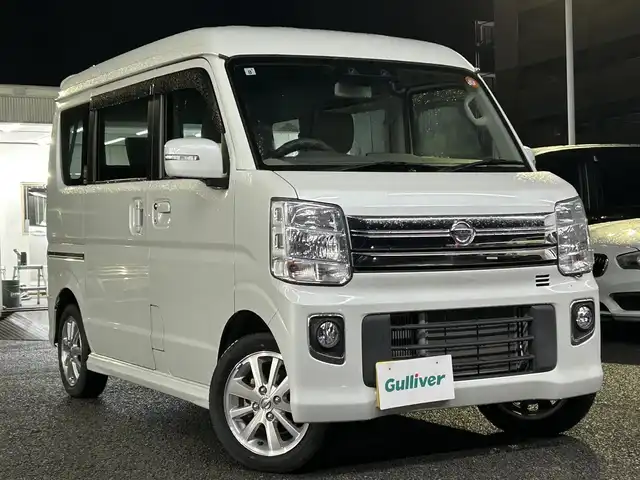日産 ＮＶ１００クリッパー リオ G 静岡県 2021(令3)年 0.4万km スノーパールホワイト ユーザー買取車両/純正オーディオ（AM/FM/CD）/純正14インチAW/純正HIDヘッドライト/ドライブレコーダー/オートライト/オートステップ/ベンチシート/シートヒーター（運転席）/両側パワースライドドア/横滑り防止装置/衝突被害軽減システム/レーンアシスト/ウィンカーミラー/保証書/取扱説明書