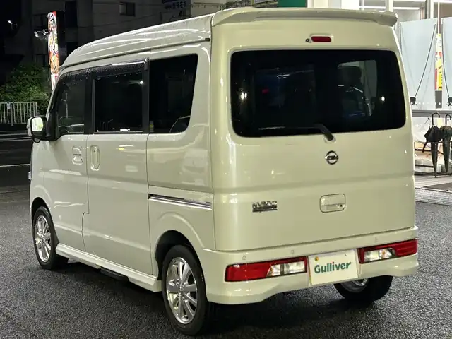 日産 ＮＶ１００クリッパー リオ G 静岡県 2021(令3)年 0.4万km スノーパールホワイト ユーザー買取車両/純正オーディオ（AM/FM/CD）/純正14インチAW/純正HIDヘッドライト/ドライブレコーダー/オートライト/オートステップ/ベンチシート/シートヒーター（運転席）/両側パワースライドドア/横滑り防止装置/衝突被害軽減システム/レーンアシスト/ウィンカーミラー/保証書/取扱説明書