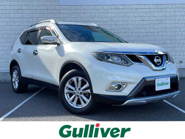 日産 エクストレイル 20X エマージェンシーブレーキ 栃木県 2013(平25)年 9.5万km ブリリアントホワイトパール 純正ＳＤナビ/・Bluetooth CD DVD/・TV ワンセグ/・アラウンドビューモニター/クルーズコントロール/4WD/ドアバイザー/スマートスペアキー/レザーシート/シートヒーター/ＬＥＤヘッドライト/オートライト/衝突被害軽減システム/コーナーセンサー/レーンキープアシスト/ダウンヒルアシストコントロール