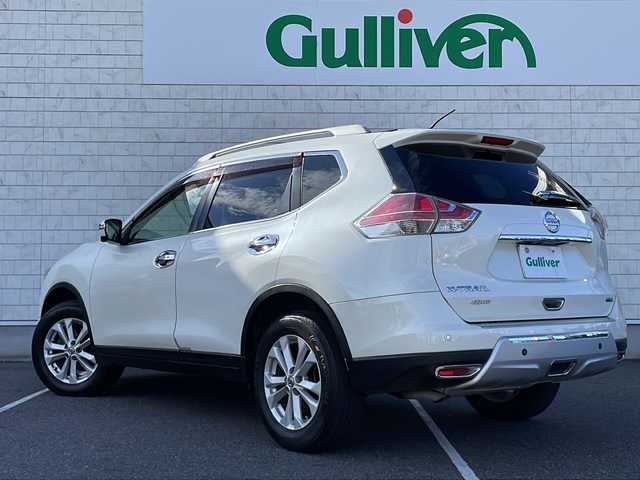 日産 エクストレイル 20X エマージェンシーブレーキ 栃木県 2013(平25)年 9.5万km ブリリアントホワイトパール 純正ＳＤナビ/・Bluetooth CD DVD/・TV ワンセグ/・アラウンドビューモニター/クルーズコントロール/4WD/ドアバイザー/スマートスペアキー/レザーシート/シートヒーター/ＬＥＤヘッドライト/オートライト/衝突被害軽減システム/コーナーセンサー/レーンキープアシスト/ダウンヒルアシストコントロール