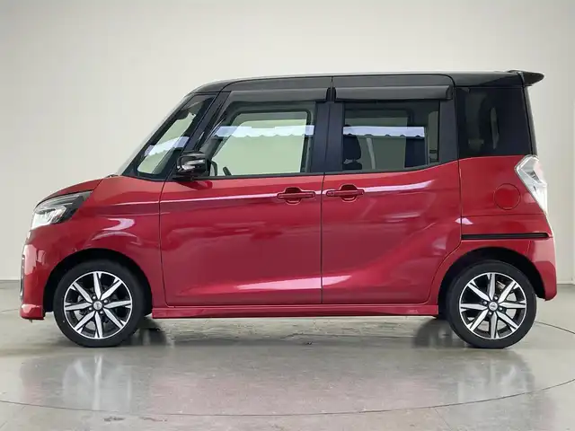 日産 デイズ ルークス ハイウェイスター Gターボ 愛知県 2019(平31)年 7.9万km スパークリングレッド/ブラック 純正ナビ　全方位カメラ　禁煙　フルセグＴＶ　ブルーレイ　両側パワスラ　ＥＴＣ　ドラレコ　衝突軽減　車線逸脱　ＬＥＤライト　コーナーセンサー　ＵＳＢ　純正マット　オートハイビーム　クルーズコントロール