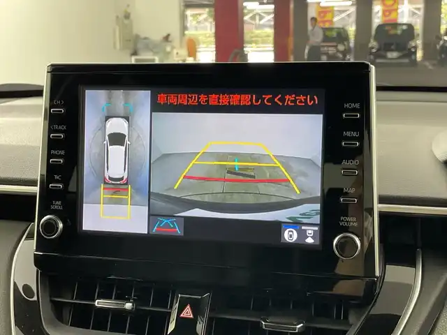 トヨタ カローラ クロス ハイブリッド Z 愛知県 2022(令4)年 4.8万km アティチュードブラックマイカ 純正７インチディスプレイオーディオ/(ナビ/Bluetooth/USB/フルセグ/AppleCarplay/AndroidAuto)/パノラミックビューモニター(メーカーOP)/ビルトインＥＴＣ/前後ドライブレコーダー/トヨタセーフティセンス/・プリクラッシュセーフティ/・レーントレーシングアシスト/・レーンディパーチャーアラート/・レーダークルーズコントロール/・オートマチックハイビーム/・ロードサインアシスト/ブラインドスポットモニター/前後コーナーセンサー/運転席パワーシート/前席シートヒーター/パワーバックドア/オートライト/ＬＥＤヘッドライトシーケンシャルターンランプ/フォグランプ/ステアリングスイッチ/純正フロアマット/純正18インチＡＷ/電動パーキングブレーキ/電格ウインカーミラー