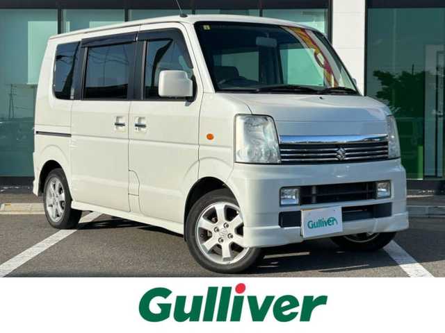 スズキ エブリィ ワゴン PZターボ スペシャル 和歌山県 2006(平18)年 11.3万km パールホワイト 社外ナビ/AM・FM/両側パワースライドドア/左側電動サイドステップ/パワーウィンドウ/純正フロアマット/純正アルミホイール/ドアバイザー/フォグランプ