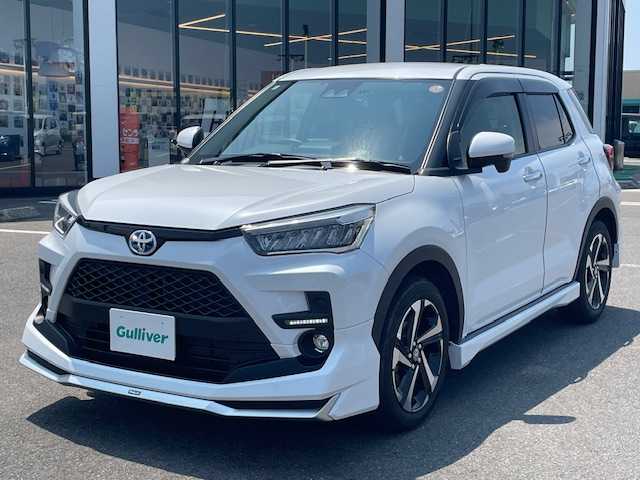 トヨタ ライズ Z 長崎県 2022(令4)年 1.7万km シャイニングホワイトパール ワンオーナー/純正メモリーナビ/CD/DVD/BT/USB/フルセグTV/全方位カメラ/モデリスタフルエアロ/トヨタセーフティセンス/レーダークルーズコントロール/レーンキープアシスト/ステアリングスイッチ/前席シートヒーター/スマートペダル/ドライブレコーダー前後/LEDヘッドライト/ビルトインETC/スマートキー×2