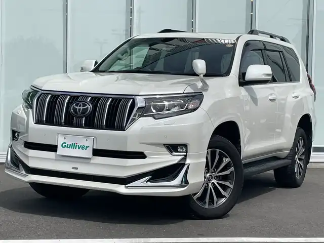 トヨタ ランドクルーザー プラド TX Lパッケージ 神奈川県 2020(令2)年 2万km ホワイトパールクリスタルシャイン 純正ナビ/ETC/サンルーフ/クルーズコントロール/スペアキー/バックカメラ/ドライブレコーダー/モデリスタエアロ/コーナーセンサー/センターデフロック/ワンオーナー/レーンキープアシスト/デジタルインナーミラー/純正アルミ/オートハイビーム/ドアバイザー