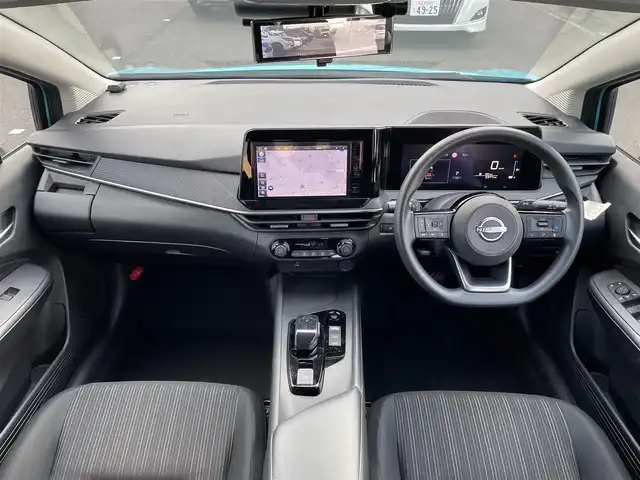 日産 ノート X 東京都 2024(令6)年 0.9万km 青Ⅱ 純正ナビ（MM223D-Le）/プロパイロット/Bluetooth/フルセグ/全方位カメラ/ドライブレコーダー/前後コーナーセンサー/オートライト/オートマチックハイビーム/デジタルインナーミラー/ターコイズ/ダークメタルグレー2トーン