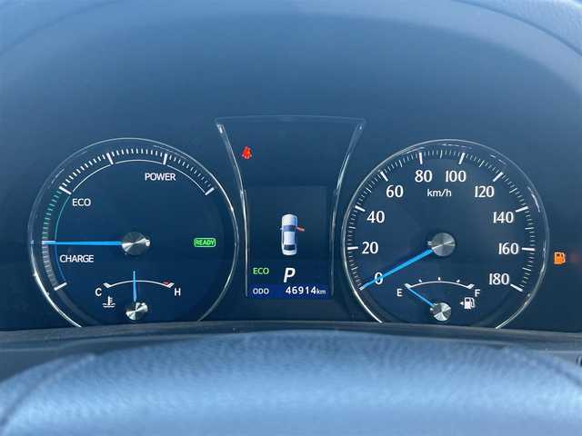 トヨタ クラウン ハイブリッド ロイヤル 福島県 2013(平25)年 4.7万km ホワイトパールクリスタルシャイン 純正HDDナビ/クルーズコントロール/前席シートヒーター/ハンドルヒーター/HIDオートライト/フォグランプ/バックカメラ/プッシュスタート/アイドリングストップ/ＥＴＣ/ステアリングスイッチ/純正フロアマット/フロアマット