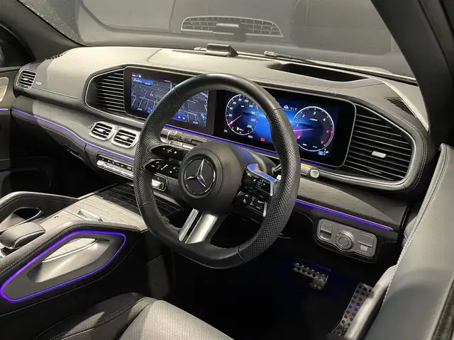 メルセデス・ベンツ Ｍ・ベンツ ＧＬＥ４５０ｄ 4MATIC スポーツ 道央・札幌 2024(令6)年 0.8万km グレー レーダーセーフティーpkg/・アクティブディスタンスアシスト・ディストロニック/・自動再発進機能/・アクティブパーキングアシスト/・アクティブステアリングアシスト/・降車時警告機能/・３６０度カメラシステム/・トラフィックサインアシスト/・アダプティブハイビームアシスト・プラス/・マルチビームLEDヘッドライト/・後席シートベルトインジゲーター/・チャイルドセーフティシートセンサー（助手席）/パノラミックスライディングルーフ/Burmesterサラウンドサウンドシステム/AMGラインエクステリア/AMGラインインテリア/本革シート/メモリー付きパワーシート（D/N）/シートヒーター（前席・２列目）/シートベンチレーター（D/N）/EASY-PACK自動開閉テールゲート/キーレスゴー/アンビエントライト/ヘッドアップディスプレイ/１２．３インチメディアディスプレイ・コックピック/プライシーガラス/本革巻きスポーツステアリング/ETC