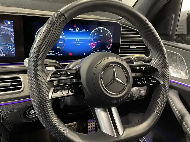 メルセデス・ベンツ Ｍ・ベンツ ＧＬＥ４５０ｄ 4MATIC スポーツ 道央・札幌 2024(令6)年 0.8万km グレー レーダーセーフティーpkg/・アクティブディスタンスアシスト・ディストロニック/・自動再発進機能/・アクティブパーキングアシスト/・アクティブステアリングアシスト/・降車時警告機能/・３６０度カメラシステム/・トラフィックサインアシスト/・アダプティブハイビームアシスト・プラス/・マルチビームLEDヘッドライト/・後席シートベルトインジゲーター/・チャイルドセーフティシートセンサー（助手席）/パノラミックスライディングルーフ/Burmesterサラウンドサウンドシステム/AMGラインエクステリア/AMGラインインテリア/本革シート/メモリー付きパワーシート（D/N）/シートヒーター（前席・２列目）/シートベンチレーター（D/N）/EASY-PACK自動開閉テールゲート/キーレスゴー/アンビエントライト/ヘッドアップディスプレイ/１２．３インチメディアディスプレイ・コックピック/プライシーガラス/本革巻きスポーツステアリング/ETC