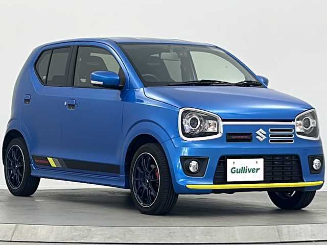 スズキ アルト ワークス 大阪府 2021(令3)年 3.8万km ブリスクブルーM 社外ディスプレイオーディオ（PVH-9300DVSZS）/CD/DVD/ブルートゥース/AUX/前席RECAROシート/ADVANRacing１５インチAW/ETC/前後ドライブレコーダー/スマートキー/スペアキー