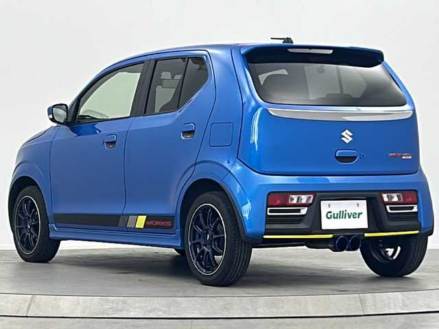 スズキ アルト ワークス 大阪府 2021(令3)年 3.8万km ブリスクブルーM 社外ディスプレイオーディオ（PVH-9300DVSZS）/CD/DVD/ブルートゥース/AUX/前席RECAROシート/ADVANRacing１５インチAW/ETC/前後ドライブレコーダー/スマートキー/スペアキー