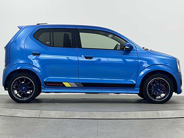 スズキ アルト ワークス 大阪府 2021(令3)年 3.8万km ブリスクブルーM 社外ディスプレイオーディオ（PVH-9300DVSZS）/CD/DVD/ブルートゥース/AUX/前席RECAROシート/ADVANRacing１５インチAW/ETC/前後ドライブレコーダー/スマートキー/スペアキー