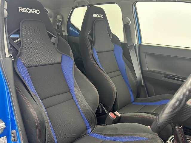 スズキ アルト ワークス 大阪府 2021(令3)年 3.8万km ブリスクブルーM 社外ディスプレイオーディオ（PVH-9300DVSZS）/CD/DVD/ブルートゥース/AUX/前席RECAROシート/ADVANRacing１５インチAW/ETC/前後ドライブレコーダー/スマートキー/スペアキー