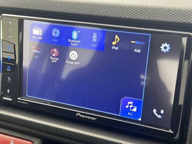 スズキ アルト ワークス 大阪府 2021(令3)年 3.8万km ブリスクブルーM 社外ディスプレイオーディオ（PVH-9300DVSZS）/CD/DVD/ブルートゥース/AUX/前席RECAROシート/ADVANRacing１５インチAW/ETC/前後ドライブレコーダー/スマートキー/スペアキー