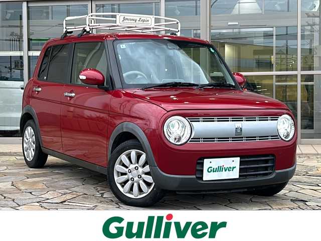 スズキ ラパン X 静岡県 2020(令2)年 5.1万km フェニックスレッドパール 社外メモリナビ/・フルセグＴＶ/・Bluetooth/・AM/・FM/主要装備/・ルーフキャリア/・衝突軽減/・レーンキープ/・コーナーセンサー後/・バックカメラ/・シートヒーターD席/・社外フロアマット/・純正アルミホイール/・キセノンヘッドライト/・オートライト/・オートハイビーム/・オートエアコン/・スマートキー/・プッシュスタート