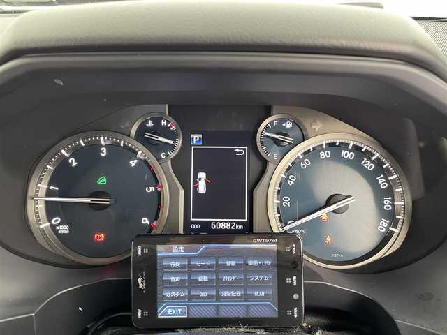 トヨタ ランドクルーザー プラド TX 大分県 2019(平31)年 6.1万km ブラック 社外９型ナビ　X9NX/(CD/DVD/SD/BT/HDMI/フルセグ)/バックカメラ/ＥＴＣ/Toyota Safety Sense/・プリクラッシュセーフティ（歩行者［昼］検知機能付衝突回避支援タイプ/ミリ波レーダー＋単眼カメラ方式）/・レーンディパーチャーアラート/・オートマチックハイビーム/・レーダークルーズコントロール（ブレーキ制御付）/コーナーセンサー/オートマチックハイビーム/レーダー探知機 GWT97ｓｄ/ドライブレコーダー前後/スマートキー2本/電動格納ウィンカーミラー/フォグランプ/全席シートカバー/ステアリングリモコン