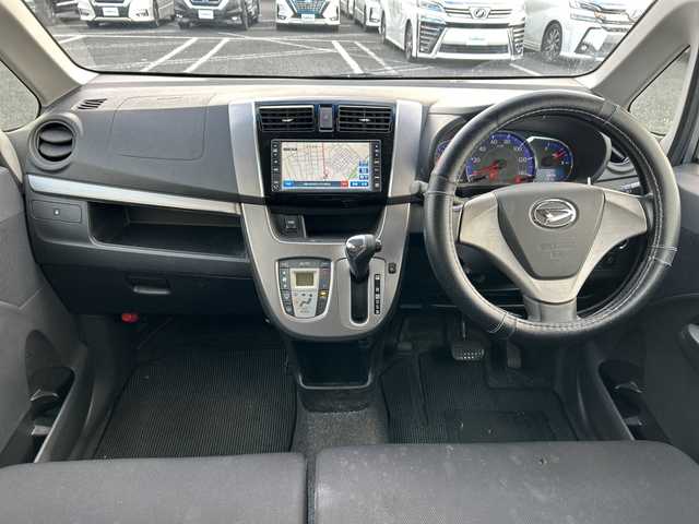 ダイハツ ムーヴ カスタム X LTD 千葉県 2013(平25)年 10.1万km タングステングレーM 純正ナビ　バックカメラ　タングステングレー　ＣＤ再生　ＵＳＢ端子　ベンチシート　オートライト　スマートキー　プッシュスタート　純正フロアマット　14インチ純正アルミホイール　保証書　取扱説明書