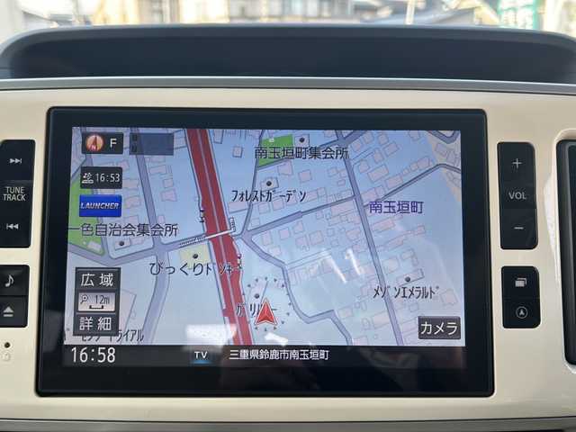 ダイハツ ムーヴ キャンバス G メイクアッフ SA Ⅱ 三重県 2016(平28)年 4万km スムースグレーマイカメタリック/ファイアークォーツレッドメタリック 2トーン 登録時39162Km/ワンオーナー　/ナビ　/（AM・FM・Bluetooth・USB）/ワンセグTv/バッグカメラ　/全方位カメラ/スペアキー　/横すべり防止　/衝突被害軽減　/ステリモ　/アイドリングストップ　/両側パワースライドドア　/ＬＥＤオートライト　/フォグライト　/電動格納ミラー　/コーナーセンサー/取説　/保証書