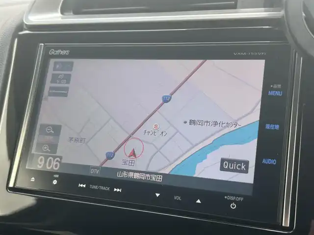 ホンダ フィット 13G Lパッケージ 山形県 2015(平27)年 7万km ブリリアントスポーティブルーメタリック2トーン 衝突被害軽減システム/純正SDナビ/　　　【CD DVD BT フルセグ USB AUX】/バックカメラ/LEDオートヘッドライト/ドライブレコーダー/アイドリングストップ/電動格納ウィンカーミラー/フォグランプ/ドアバイザ―/純正フロアマット/スマートキー×2/ETC