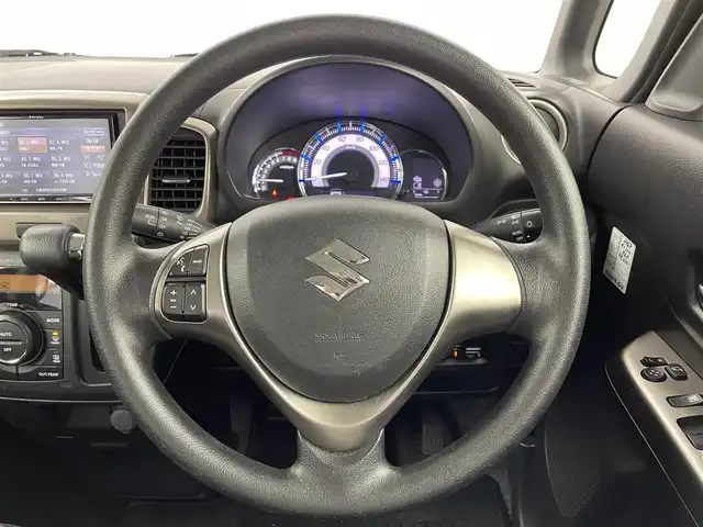 スズキ スペーシア カスタム Z 大阪府 2017(平29)年 4.8万km ブルーイッシュブラックパール3 社外ナビ/　（Bluetooth/CD/DVD）/フルセグTV/バックカメラ/片側パワースライドドア/オートライト/純正14インチアルミホイール/社外フロアマット/スマートキー/ETC