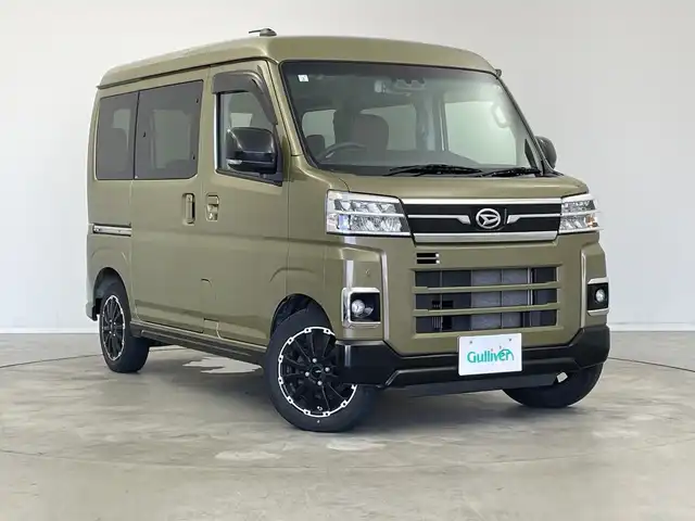 ダイハツ アトレー バン RS 新潟県 2022(令4)年 2.5万km オフビートカーキM 4WD/デジタルインナーミラー/シートカバー/衝突被害軽減システム/社外ディスプレイオーディオ/【BT】/バックカメラ/両側パワースライドドア/レーダークルーズコントロール/LEDオートヘッドライト/14インチアルミホイール/アイドリングストップ/コーナーセンサー/純正フロアマット/ドアバイザ―/スマートキー×2