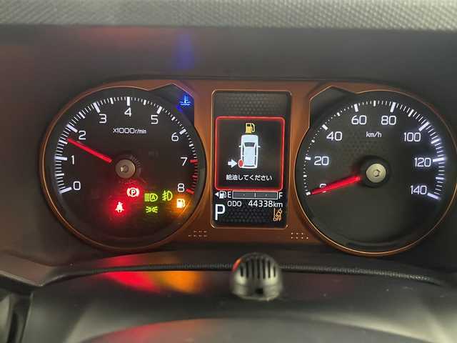 ダイハツ タフト G ターボ 宮崎県 2021(令3)年 4.5万km サンドベージュメタリック 純正ナビ(NMZK-W71D)/CD/DVD/AM/FM/SD/Bluetooth/クルーズコントロール/スマートキー　スペア1本/アイドリングストップ/衝突軽減ブレーキ/横滑り防止装置/ドライブレコーダー/コーナーセンサー/電動格納ミラー/電子パーキング/オートホールド/オートライト/フロアマット/シートヒーター/ルーフキャリア/ドアバイザー/バックカメラ/ETC