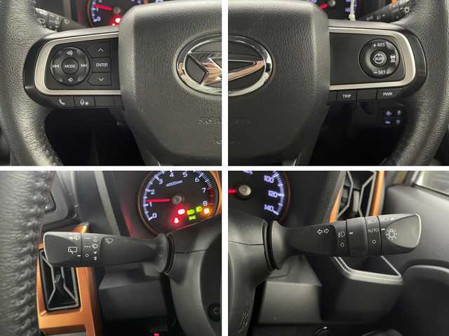 ダイハツ タフト G ターボ 宮崎県 2021(令3)年 4.5万km サンドベージュメタリック 純正ナビ(NMZK-W71D)/CD/DVD/AM/FM/SD/Bluetooth/クルーズコントロール/スマートキー　スペア1本/アイドリングストップ/衝突軽減ブレーキ/横滑り防止装置/ドライブレコーダー/コーナーセンサー/電動格納ミラー/電子パーキング/オートホールド/オートライト/フロアマット/シートヒーター/ルーフキャリア/ドアバイザー/バックカメラ/ETC