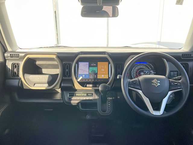 スズキ ハスラー HYBRID G 福岡県 2025(令7)年 0.1千km クールカーキPM 登録済未使用車/純正9インチナビ/（Apple CarPlay、AM、FM、CD、DVD、Bluetooth、USB、TV）/全方位カメラ/レーダークルーズコントロール/LEDヘッドライト/シートヒーター/車線逸脱警報/衝突軽減ブレーキ/横滑り防止装置/純正15インチホイール/電動格納ミラー/ステアリングスイッチ/ヘッドライトレベライザー/プッシュスタート