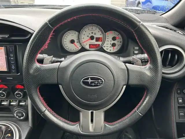 スバル ＢＲＺ S 群馬県 2013(平25)年 6.1万km WRブルーマイカ 社外ナビ(AM/FM/CD/DVD/SD/BT)/フルセグTV/シートヒーター/純正フロアマット/ETC/ハーフレザー/バックカメラ/プッシュスタート/スマートキー/オートライト/電格ミラー/sportモード/snowモード