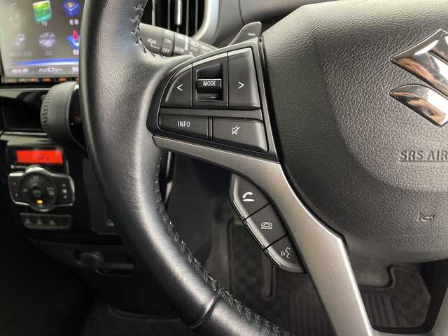 スズキ ソリオ バンディット HV MV 鹿児島県 2018(平30)年 3.6万km クラレットレッドM 純正9インチSDナビ/（AM/FM/CD/DVD/Bluetooth/フルセグ）/全方位カメラ/レーダークルーズコントロール/片側パワースライドドア/パドルシフト/シートヒーター/オートライト/LEDヘッドライト/スマートキー/リアサンシェード