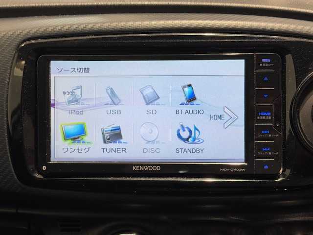 トヨタ ヴィッツ RS G’s 宮城県 2011(平23)年 8.8万km スーパーホワイトⅡ バックカメラ/ETC/Bluetooth/USB入力端子/DVD再生機能/パドルシフト/電動格納ミラー/フォグランプ/ヘッドライトレベライザー/ドアバイザー/社外ナビ/純正フロアマット/純正17インチアルミホイール