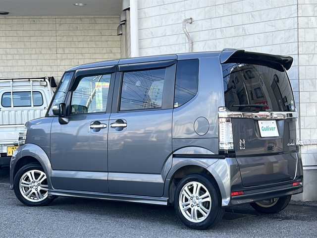 ホンダ Ｎ ＢＯＸ カスタム G Lパッケージ 神奈川県 2012(平24)年 4.5万km ポリッシュドメタルメタリック ワンオーナー/純正ディーラーナビ(CD/DVD/SD/ワンセグTV)/バックカメラ/プッシュスタート/左側パワースライドドア/横滑り防止装置/オートライト/純正フロアマット/純正ドアバイザー/ステアリングスイッチ/スペアキー×1/保証書/取扱説明書