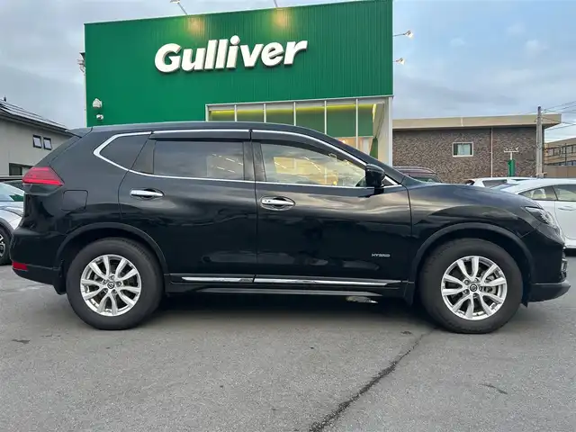 日産 エクストレイル ハイブリッド 20Xi 静岡県 2018(平30)年 7.2万km 黒 エンジンスタートボタン/保証書/取扱説明書/パワーステアリング/パワーウィンドウ/4WD/アイドリングストップ/スマートキー/オートエアコン/クルーズコントロール/プロパイロット/USB入力端子/ETC/全方位カメラ/純正ナビ（CD/DVD/BT/ワンセグ）/電動リアゲート/ドライブレコーダー前後/純正フロアマット/純正アルミホイール/ハーフレザー/全席シートヒーター/ABS/横滑り防止装置/ナイトビジョン/コーナーセンサー前後/オートライト/LEDヘッドライト/ダウンヒルアシストコントロール/Wエアバック/デジタルインナーミラー