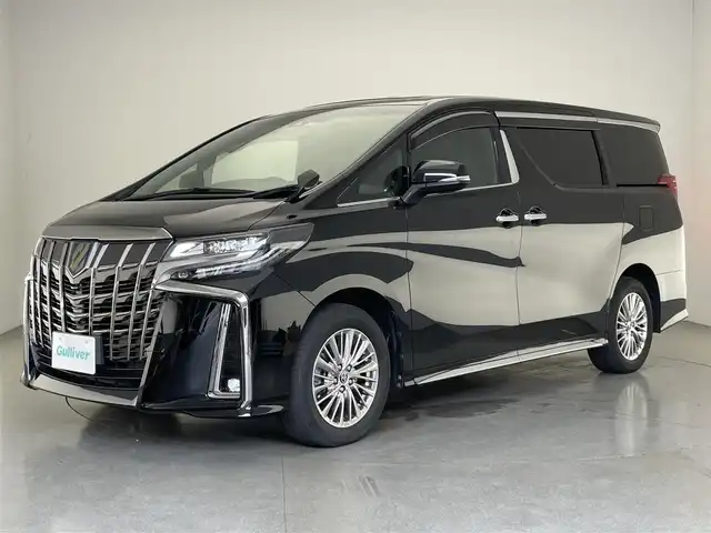 トヨタ アルファードハイブリット S タイプゴールドⅡ 愛知県 2021(令3)年 4.4万km ブラック 純正９型ＤＡ　フルセグＴＶ　純正１２型後席モニター　ツインムーンルーフ　バックカメラ　ＤＶＤ再生　両側電動スライドドア　パワーバックドア　前後ドラレコ　ＥＴＣ　３眼ＬＥＤオートライト　トヨタセーフティセンス　衝突軽減　車線逸脱警報　追従クルコン　フォグランプ　ワイパーデアイサー　カーテンエアバック　AC100V電源　禁煙車